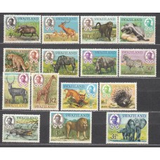 Swaziland Correo Yvert 161/175 ** Mnh Fauna Diversa