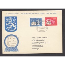 Finlandia Tarjetas Maximas Yvert 498/499 - Matasello Helsinki 1961