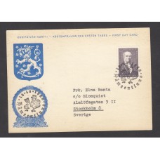 Finlandia Tarjetas Maximas Yvert 503 - Matasello 1960