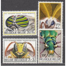 Belgica Correo 1971 Yvert 1610/13 ** Mnh Fauna - Insectos