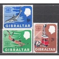 Gibraltar Correo 1967 Yvert 198/200 ** Mnh Fauna