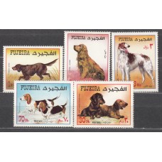 Arabia Sud Este (Fujeira) Correo Yvert 107+A,48 ** Mnh Fauna - Perros