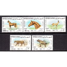 Irak Aereo Yvert 27/31 ** Mnh Fauna