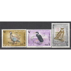 Yemen Republica Arabe Correo Yvert 159/61 ** Mnh Fauna - Aves