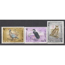 Yemen Republica Arabe Correo Yvert 159/61 ** Mnh Fauna - Aves