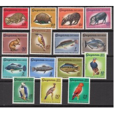 Guayana Britanica Correo Yvert 282/96 ** Mnh Fauna