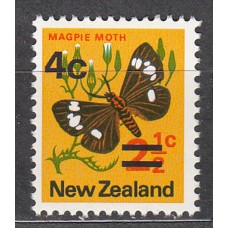 Nueva Zelanda Correo 1971 Yvert 539 ** Mnh Fauna - Mariposas