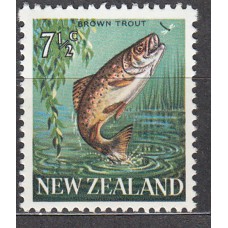 Nueva Zelanda Correo 1967 Yvert 452 ** Mnh Fauna - Peces