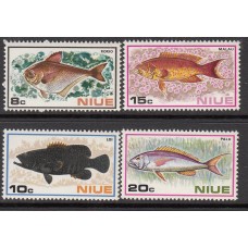 Niue Correo Yvert 142/45 ** Mnh Fauna - Peces