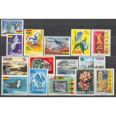 Ghana Correo 1969 Yvert 344/358 ** Mnh Fauna - Flora