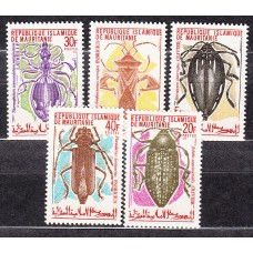 Mauritania Correo Yvert 276/80 ** Mnh Fauna - Insectos