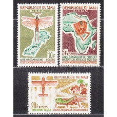 Mali Correo Yvert 60/62 ** Mnh Fauna - Insectos