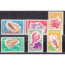 Costa de Marfil Correo Yvert 312/17 ** Mnh Fauna Marina