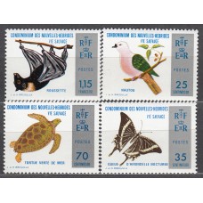 Nuevas Hebridas Correo Yvert 378/81 ** Mnh Fauna