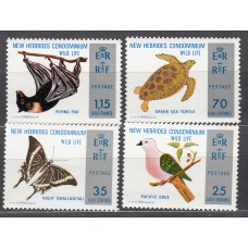 Nuevas Hebridas Correo Yvert 382/85 ** Mnh Fauna