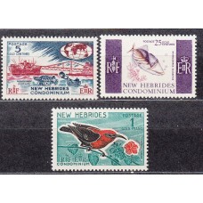 Nuevas Hebridas Correo Yvert 242/44 ** Mnh FAuna