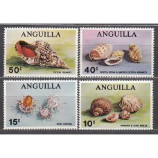 Anguilla Correo Yvert 43/46 ** Mnh Fauna Marina - Conchas