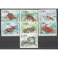 Cuba Correo 1969 Yvert 1275/1281 ** Mnh Fauna
