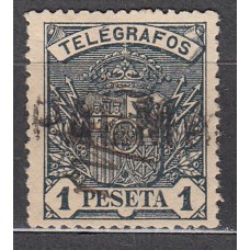 España Telégrafos 1901 Edifil 36 usado