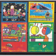 Israel Correo 2000 Yvert 1475/78 ** Mnh Dibujos de Niños