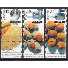 Israel Correo 2000 Yvert 1498/500 ** Mnh Gastronomia