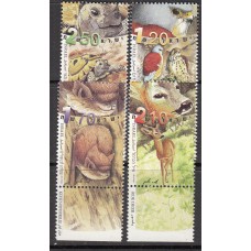 Israel Correo 2001 Yvert 1546/49 ** Mnh Fauna Salvaje