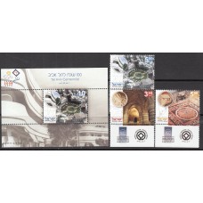 Israel Correo 2007 Yvert 1854/56+Hoja 76 ** Mnh Patrimonio Mundial