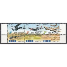 Israel Correo 1998 Yvert 1405/7 ** Mnh Aviones