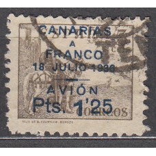 Canarias Correo 1937 Edifil 13 usado