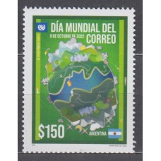 Argentina Correo 2022 Yvert 3288 ** Mnh Dia Mundial del Correo