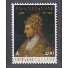Vaticano Correo 2022 Yvert 1898 ** Mnh Papa Adriano VI