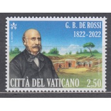 Vaticano Correo 2022 Yvert 1899 ** Mnh 200 Aniversario G.B. de Rossi