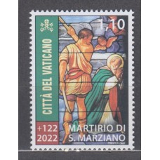 Vaticano Correo 2022 Yvert 1900 ** Mnh Martirio de S. Marziano