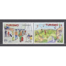 Uruguay 2021 Upaep Yvert 3061/62 ** Mnh Turismo