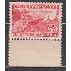 España Sueltos 1938 Edifil 795 ** Mnh  Muy Bonito