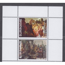 Suriname 2022 Upaep Yvert 3208/9 ** Mnh Arte