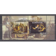 Suriname 2022 Upaep Yvert Hojas 195 ** Mnh Arte