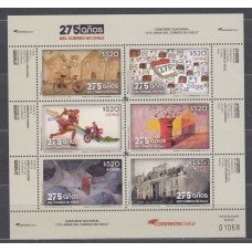 Chile Correo 2022 Yvert 2183/88 ** Mnh 275 Años Correos