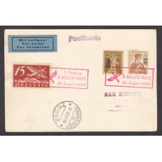 Suiza Cartas Yvert 146 239 y Aereo 3 - Matasello Aereo 1930