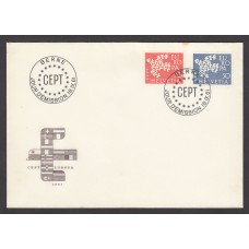 Suiza Cartas Yvert 682/683 fdc spd Berne 1961