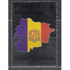 Andorra Española Correo 2023 Edifil 537 ** Mnh Bandera Tarifa A