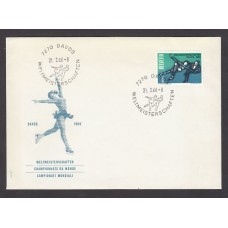 Suiza Sobre Primer Dia FDC Yvert 755 - Danza Patines 1968