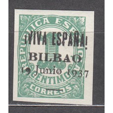 Locales Patrióticos Bilbao 1937 Edifil 1 ** Mnh