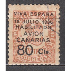 Canarias Correo 1936 Edifil 5 usado