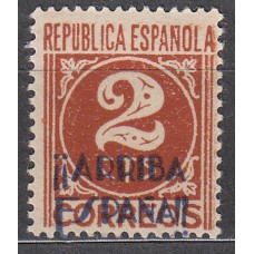 Locales Patrióticos San Sebastian 1936 Edifil 5hcca * Mh Sobrecarga Negra
