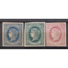 Cuba Sueltos 1866 Edifil 14/16 ** Mnh