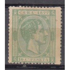 Cuba Sueltos 1877 Edifil 39 (*) Mng