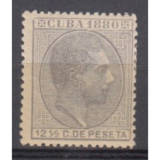 Cuba Sueltos 1880 Edifil 58 * Mh