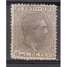 Puerto Rico Sueltos 1882 Edifil 66 * Mh