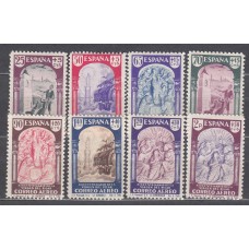 España Sueltos 1940 Edifil 904/11 ** serie corta Mnh